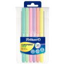 Fasermaler Colorella Star C 302, Pastell, 6er Etui.