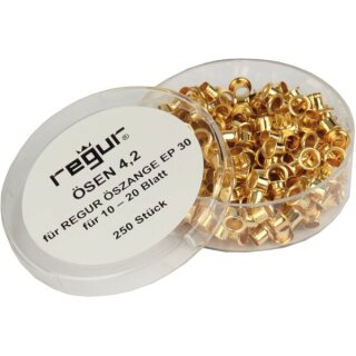 Regur Ösen 4,2 für 10-20 Blatt für Ösenzange EP30