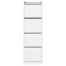 Hängeregistraturschrank, einbahnig, DIN A4, 4...