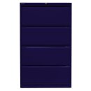Hängeregistraturschrank, doppelbahnig, DIN A4, 4...