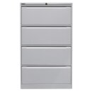 Hängeregistraturschrank, doppelbahnig, DIN A4, 4...
