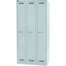 Garderobenschrank LIGHT 3 Abteile 300, Farbe lichtgrau,...