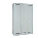 Garderobenschrank LIGHT 3 Abteile 400, Farbe lichtgrau,...