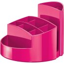 Schreibtischköcher RONDO, New Colour pink, mit 9...