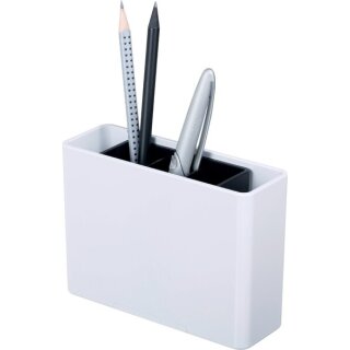 Stifteköcher smart-LINE, weiß, mit integriertem Clip für smart-LINE-Serie
