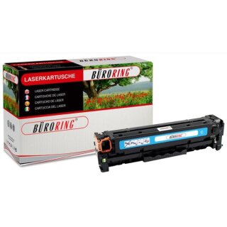Toner Cartridge cyan für HP Laserjet Pro 200 Color M 251 NW, MFP M 276 NW ersetzt HP CF211A