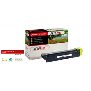 Toner-Kit TK-580Y yellow für Kyocera FS-C5150DN, ECOSYS P6021cdn ersetzt Kyocera TK-580Y