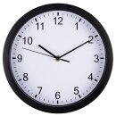 Wanduhr, Pure, Ø 25 cm, schwarz, geräuscharm