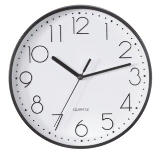 Wanduhr, PG-220, schwarz, geräuscharm