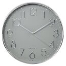 Wanduhr, Elegance, silber / grau, geräuscharm,...