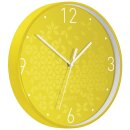 Wanduhr WOW gelb, Ø 30 cm, Quarzlaufwerk, 3 Zeiger...