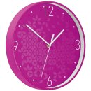 Wanduhr WOW pink, Ø 30 cm, Quarzlaufwerk, 3 Zeiger...