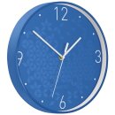 Wanduhr WOW blau, Ø 30 cm, Quarzlaufwerk, 3 Zeiger...