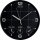 Quarz-Wanduhr "On Time", schwarz, Ø 30,5 cm, 4 verschiedene Zeitzonen