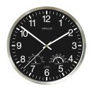 Wanduhr WETTY Ø30cm, grau, mit Thermo-und...